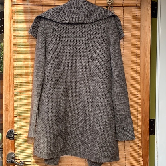 Vince knit open cardigan drape flowy open cozy comfy chic - Picture 6 of 12